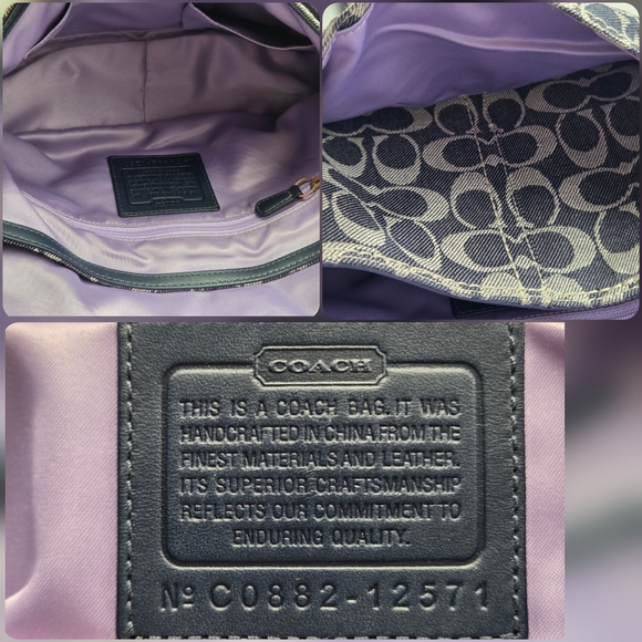 Vintage Coach Demin Soho Bleecker Bag - Picture 13 of 14